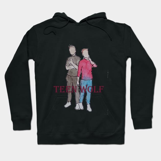 Teen wolf Hoodie by Lizuza